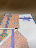 Floral Stationary Set With Box
