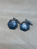 Sterling Siam Cuff links