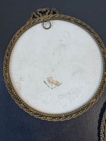 Pair of Jean-Antioine Watteau Limoges France Porcelain Plaques