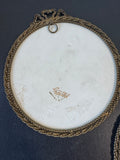 Pair of Jean-Antioine Watteau Limoges France Porcelain Plaques