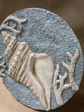 Seashell Wall Plaque Or Garden Stepping Stone (B)