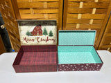 Decorative Holiday Gift Boxes, Set of 2 (B)