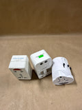 (A) Set Of 3 Worldwide Outlet Adapters NOT TESTED