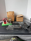 Lionel Trains #145 Automatic Gateman with #1122 Non-Derailing Remote Control 027 Switches in Boxes
