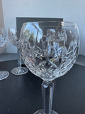 4-Piece Waterford Crystal Lismore Hock Wine Glasses in Box (B)