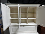 Particle Board Desk with Hutch***HEAVY ITEM***READ DETAILS ON PICK UP POLICY***