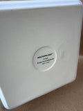 Rachel Ray White Stoneware Baking Dish With Lid 2.5QT (B)