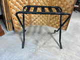 Black Metal Luggage Rack