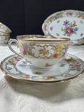 34-Piece Schumann Germany Empress Dresden Flowers China Set