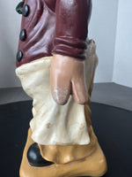 (A) Resin Pig Chef Statue