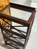 Book Stand with Glass Shelves