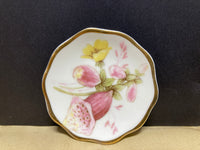 English Bone China Floral Ring Dish