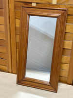 Wooden Rectangular Mirror