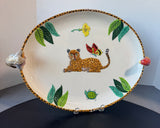 Lynn Chase Atelier Jungle Jubilee Large Oval Platter