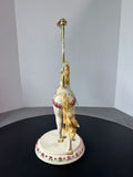 Large Resin Floral Vintage Carousel Horse