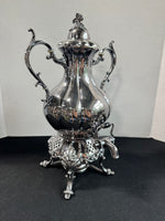 (A) Reed & Barton MCM Vintage Winthrop Silver Plate Samovar