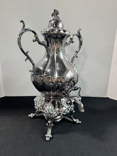 (A) Reed & Barton MCM Vintage Winthrop Silver Plate Samovar