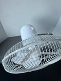 Home Essentials White Oscillating 3-Speed Fan