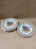 Queens Myott Thanksgiving Turkey Dinner Plates - Set Of 6 (A)