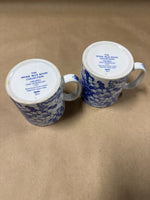 Pair Of SPODE Blue Room Collection Grapes Coffee Tea Mug