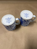 Pair Of SPODE Blue Room Collection Grapes Coffee Tea Mug