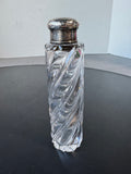 Tiffany & Co. Crystal Perfume Bottle with Sterling Silver Lid
