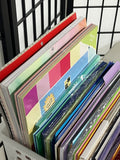 Bin of Crafting Paper/Card Stock (C) 20+ Packs of Paper