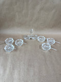 Lot Of Clear Glass Salt Cellars - 8 Salt Cellars (B)