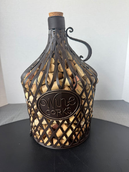 Epic The Original Cork Cage Decorative Wine Jug with Corks