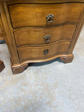 Pair of Three Drawer Nightstands, Made in Indonesia