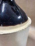 Stoneware Two Toned Whiskey Jug