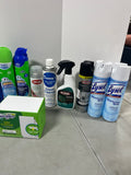 Cleaning Lot U, Most bottles at least half full