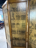 Heavyweight Wooden Four Panel/Two Sided Screen