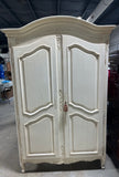Cream Tone Armoire***HEAVY ITEM***READ DETAILS ON PICK UP POLICY***