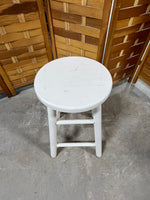 White Painted Stool
