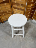 White Painted Stool