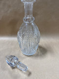 Heavy Clear Glass Decanter // 2 Available // Priced Individually