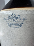 Robinson Ransbottom Two Tone Blue Crown Vintage 5 Gallon Stoneware Jug