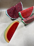 Wooden Watermelon Slice Lot - 4 Pieces