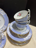 37-Piece Spode England Maritime Rose Bone China Set