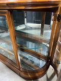 Pulaski Mirrored Back Display Console Cabinet with Glass Doors and Glass Shelf ***HEAVY ITEM*** READ DETAILS ON PICK UP POLICY***