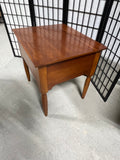 Two Drawer End Table
