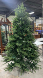7.5FT Miles Fir LED Pre-Lit Christmas with Box AS IS (READ DESCRIPTION CAREFULLY)