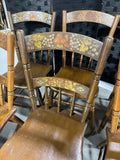 Round Dining Table with (3) Leaves and (6) Chairs***HEAVY ITEM***READ DETAILS ON PICK UP POLICY***