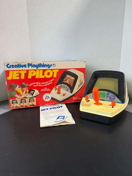 Creative Playthings Vintage Jet Pilot Flight Simulation Toy in Box AS IS (READ DESCRIPTION CAREFULLY)