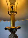 (A) Gilded Resin Pineapple Buffet Lamp (WORKS)