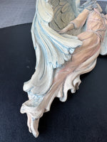 Brian Davis Style Heavyweight Relief Flying Angel Hanging Sculpture