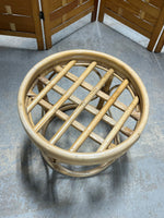 Round Wicker Stool/Seat with Cushion