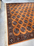 Karastan Golden Bokhara Rug, 12 ft 9 in x 8 ft 8 in ***HEAVY ITEM***READ DETAILS ON PICK UP POLICY***