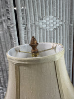 Pair of Berman Distressed Baroque Style Buffet Lamps (WORKS)